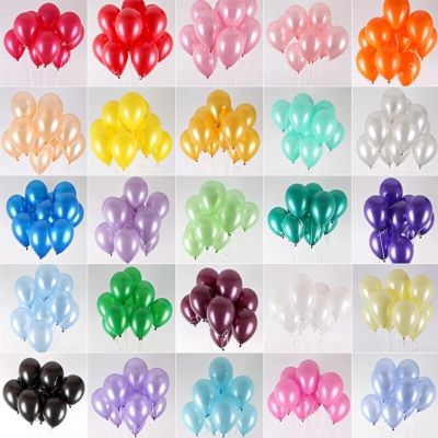 20/30/50Pcs High Quality Birthday Balloons 10inch 2.2g Latex Globos Thickening Pearl Party Balloon Kids Toy Wedding Decorations Balloons