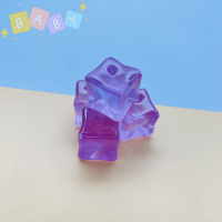 FactoryOutlete?Cheap? 4ชิ้น/เซ็ตเรซิ่น Luminous Ice Cube ของเล่นขนาดเล็ก DIY Accessories CRAFT