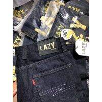 [สินค้าขายดี]  กางเกงLazyมิดไนท์กระบอกใหญ่ผ้า14ออนซ์ - N