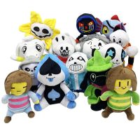 Undertale ของเล่นตุ๊กตา Undertale Sans Plushies การ์ตูน Ootopus เพลง Alphys Frisk ตุ๊กตาของเล่นตุ๊กตานุ่มยัดไส้สำหรับของขวัญคริสต์มาสเด็ก2023ใหม่