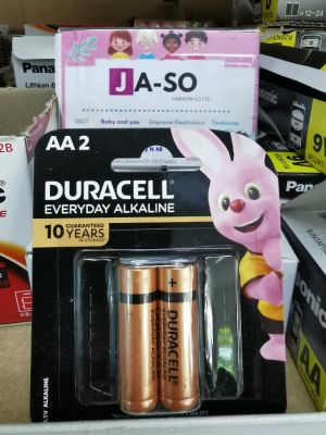 Duracell AA Alkaline Battery ของแท้ Duracell AA-pack 2 ก้อน รับประกันศูนย์ไทย  - พร้อมส่ง -หมดอายุ  07-2031