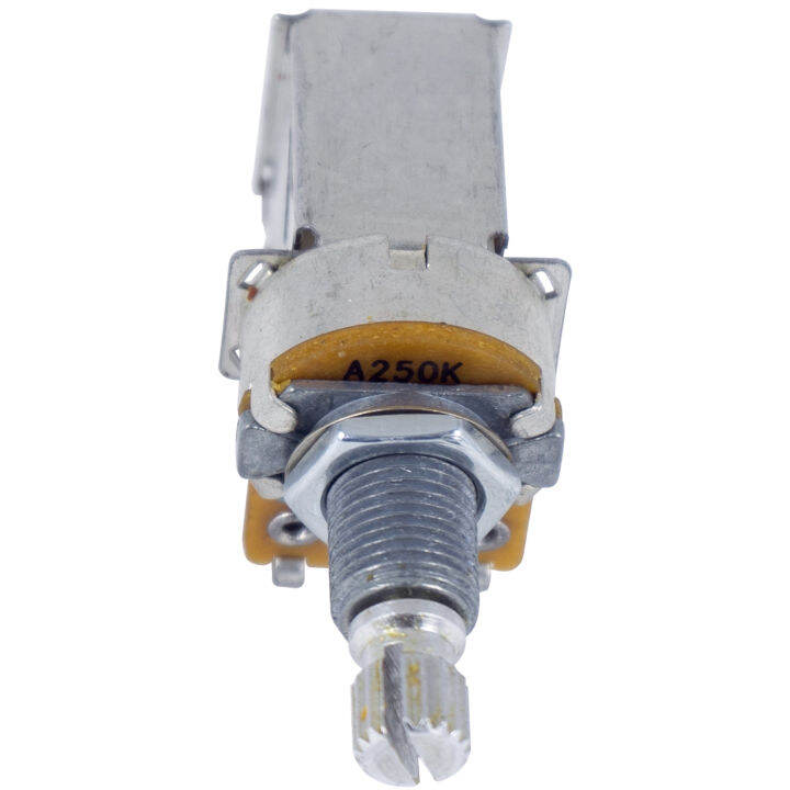 paramount-h69-ปุ่มหมุนวอลุ่ม-แบบกด-a250k-ohm-ขนาดเล็ก-ก้านยาว-push-pull-volume-switch-potentiometer-high-pole