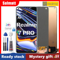 Salmatt 6.4นิ้วสำหรับ Oppo Realme 7 Pro/ Realme 8/8 Pro หน้าจอสัมผัสจอ Digitizer ประกอบสำหรับ Realme 7Pro RMX2170 Realme 8 RMX3085 Realme 8Pro RMX3081 TFT/จอ LCD OLED อะไหล่ทดสอบ100%