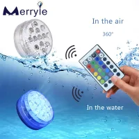 ☫ RGB Color Ubmersible Light 13 Led Waterproof Underwater Lamp for Garden Swimming Pool Fountain Spa Party Bathroom Remote Control