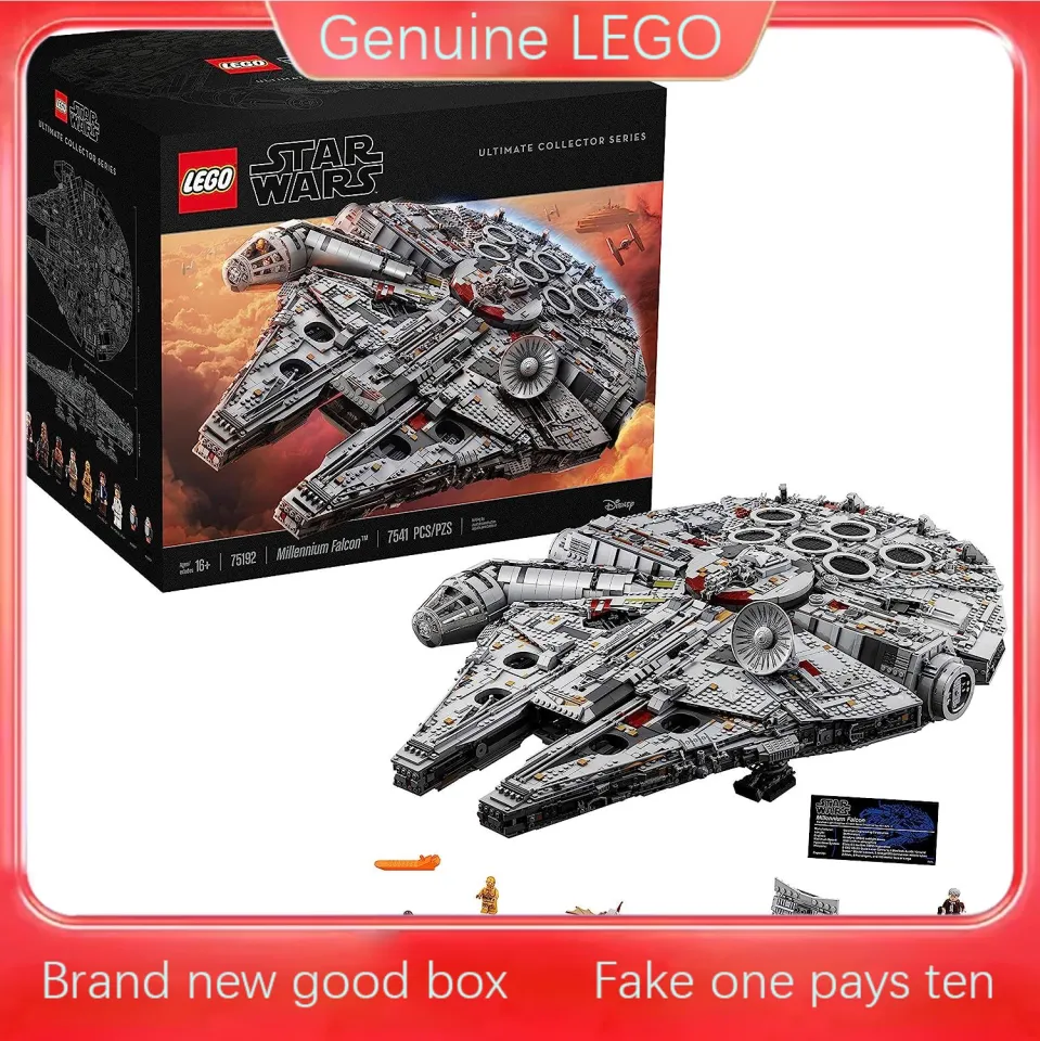 LEGO Star Wars Ultimate Millennium Falcon 75192 Expert Building Kit and  Starship Model, Best Gift and Movie Collectible for Adults (7541 Pieces) 