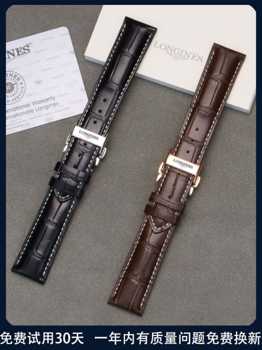 Original Adapted to Longines watch strap men s original genuine