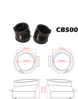 คาร์บูเรเตอร์หลากหลายชนิด2ชิ้น,สำหรับ HONDA CB500 1994-2002 CB500S 1998-2002