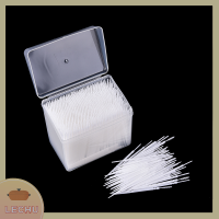 ? LECHU? 1100pcs Plastic dental Picks ช่องปากสุขอนามัย2 WAY interdental Brush tooth Pick