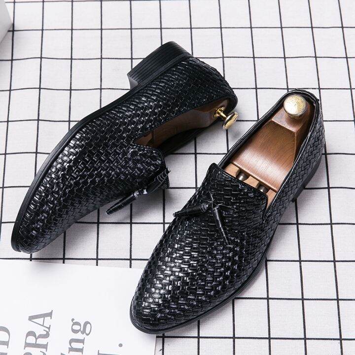 ผู้ชายพู่-loafers-แฟชั่นผู้ชายรองเท้า-slip-on-mens-shoes