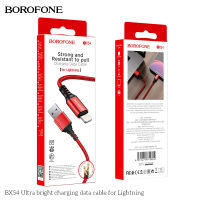 Borofone สายชาร์จ BX54 Lightning Micro Type-C สำหรับiphone vivo oppo Huawei xiaomi ชาร์จไว 2.4A ยาว 1 เมตร