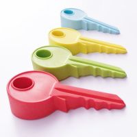 Silicone Rubber Door Stopper Cute Key Style Home Decor Finger Safety Protection Wedge Kid Baby Safe Doorstop Decorative Door Stops