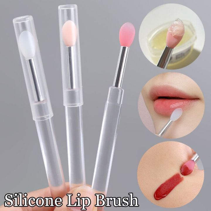 1-5pcs-silicone-lip-blam-brush-with-lid-mini-soft-portable-eyeshadow-lipstick-applicator-brushes-set-lip-care-beauty-makeup-tool-makeup-brushes-sets