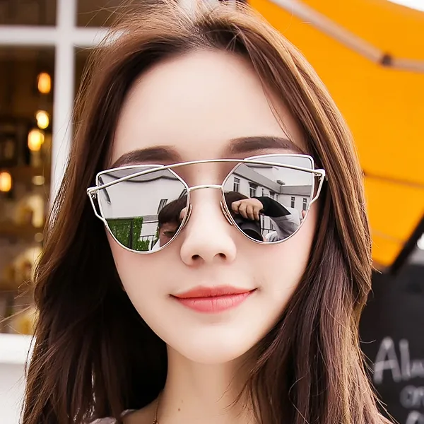 Cadia Ph Korean Cat Eye Women Sunglasses Fashion Female Retro Mirror