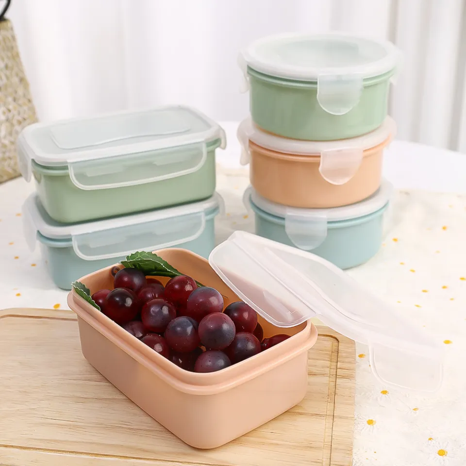 Bento Boxes, Mini Round Food Preservation Box, Kitchen Bento Box