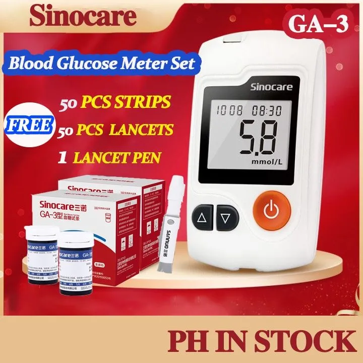 【Buy 1 Get 101 Free】Sinocare Set GA3 Blood Glucose