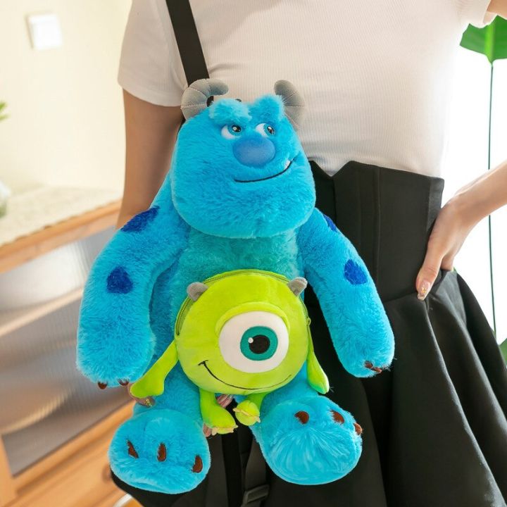 35cm-monsters-university-inc-cartoon-backpack-james-p-sullivan-mike-wazowski-children-baby-school-bag-stuffed-plush-toys-doll