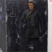 NECA7 นิ้ว เทอร์มิเนเตอร์ 2 T800 ชวาร์เซเน็กเกอร์ โมเดลตุ๊กตารูปตุ๊กตาโครงกระดูกโลหะ