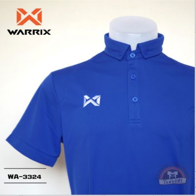 WARRIX เสื้อโปโล รุ่น bubble WA-3324 WA-PLA024 สีน้ำเงิน BB วาริกซ์ วอริกซ์ ของแท้ 100%