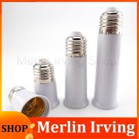 Merlin Irving Shop 2pcs 65mm 95mm Bulb Adapter E27 to E27 Extender LED Lamp Light Base Socket Extension Converter Connector CFL