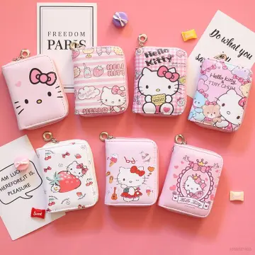 Cute Graphic Coin Purse Mini Zipper Pu - Temu