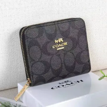 New Korean Lozenge Zipper Short Wallet Women Mini Slim Leather