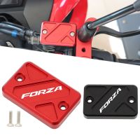 ♈อุปกรณ์เสริมรถจักรยานยนต์สำหรับฮอนด้า FORZA125 FORZA250 FORZA350 FORZA300 FORZA 350 300 125เบรคหน้ากระปุกน้ำมันไฮดรอลิกฝาปิด