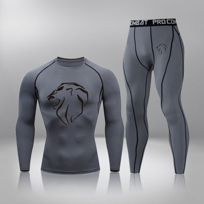 Top Quality Thermal Underwear Men Underwear Sets Compression Sweat Quick Drying Men Clothing Casual Sets Mens Sportswear