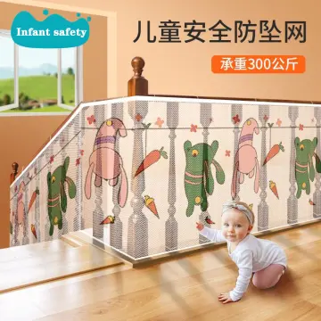 Child Safety Net Durable Banister Guard Baby Safety Stairs Railing Balcony  Cribs