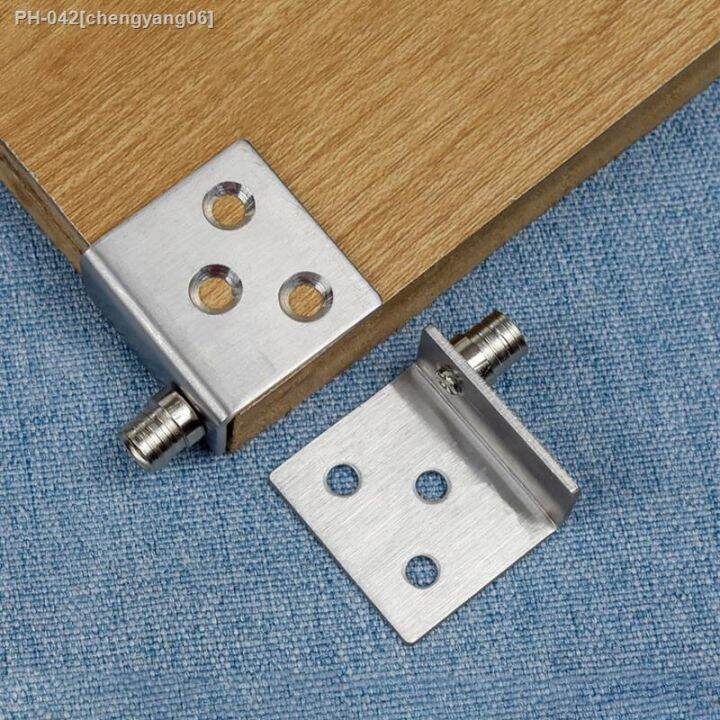 2Pcs Concealed Hinges Invisible Up and Down Door Pivot CT