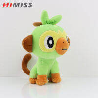 HIMISS Knocking ลิง Grookey ของเล่นกำมะหยี่ยัดไส้โปเกมอนการ์ตูนตุ๊กตาของเล่นอะนิเมะสำหรับเด็กของขวัญ