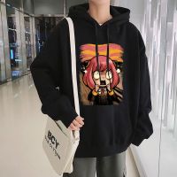 Japanese Anime Spy X Family Anya Forger Graphics Print Hoodie Harajuku Streetwear Pullover Men Loose Fashion Vintage Sweatshirts Size XS-4XL