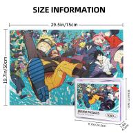 Naruto 1000 Pieces Wooden Puzzle Jigsaw Adult Childrens Educational Puzzles Exquisite Gift Box Packaging