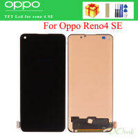 TFT (ไม่มีลายนิ้วมือ) 6.4 "สำหรับ Oppo Reno4 SE จอแสดงผล LCD Touch Screen Digitizer สมัชชาเปลี่ยนสำหรับ Oppo Reno 4 SE