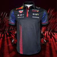 เสื้อโปโล Polo F1 Radbull Racing เสื้อโปโลฟอร์มูลาวัน ทีม เรดบูล เรซซิ่ง #FM0065 พิมพ์ทั้งตัว ไซส์ S-5XL