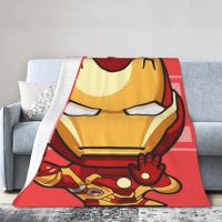 2023 in stock   Iron Man Micro Fleece Blanket Flannel Ultra-Soft Warmth Throw Blanket for Sofa Bed in Home，Contact the seller to customize the pattern for free