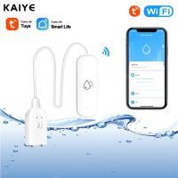 Tuya Water Leakage Sensor Detector Independent WiFi Flood Water Leak Sensor Home Protection Alarm System Smart Life APP Control