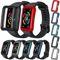 PC Watch Protective Case For Huawei Honor Band 6 Smartwatch Ultra-Slim Protector Cover Shell Frame Bumper Watchband Accessories