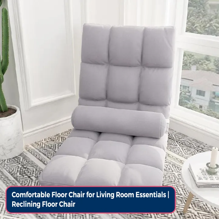 Comfortable Floor Chair for Living Room Essentials Reclining Floor
