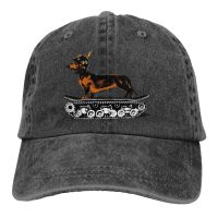 Dachshund Tank Commander The Baseball Cap Peaked capt Sport Unisex Outdoor Custom ww2 WWII World War 2 Hats