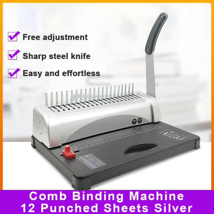Comb Binding Machine 21 hole punching machine School Office Home