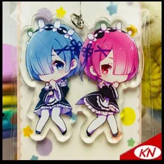 ❤️ KN Re zero keychain key chain key ring acrylic anime keychain Re:Zero  Starting Life in Another World Rem Keychain Maid Rem and Ram Combo Duo |  Lazada PH