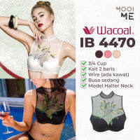 ci Wacoal Premium Ib4470 บราคล้องคอ 3/4 คัพลวด (ไม่มีโครง) โฟมลูกไม้ ขนาดกลาง (ลูกไม้) 01