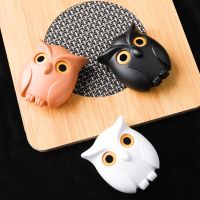 3 Color Magnetic Wall Keychain Black Owl Easy To Install Keychain Durable Key Hanger Hook It Will Open Eyes When Hanging The Key Picture Hangers Hooks