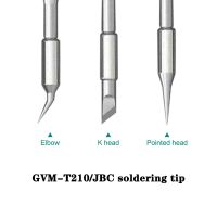 [Hot K] GVM หัว T210,หัวฉีด JBC/GVM,C210-I/IS/K T210 T26 S21 JBC C210ปลายตะกั่ว,อุณหภูมิเร็ว,แกนทำความร้อนละลาย T210