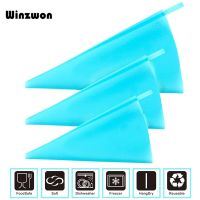 【CC】❁▬❈  10inch Reusable Silicone Icing Piping Pastry Nozzles Decorating Tools Baking Accessories