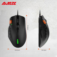 Ajazz AJ337 Gaming Mouse Optical 12 Programmable 12 Buttons Ergonomic Wired Mause 10000DPI Ergonomic Mice for Laptop PC PBUG