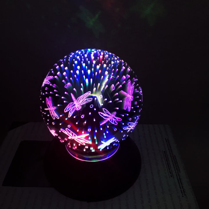 hot-deal-3d-plated-12cm-rotating-projection-lamp-dragonflysnowflakeelkchristmas-colorful-glass-night-light-holiday-gift