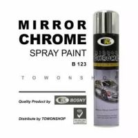 SPY สีสเปรย์   โครเมี่ยม กระจกเงา บอสนี่ Bosny Mirror Chrome   270ml. . สเปรย์  Spray