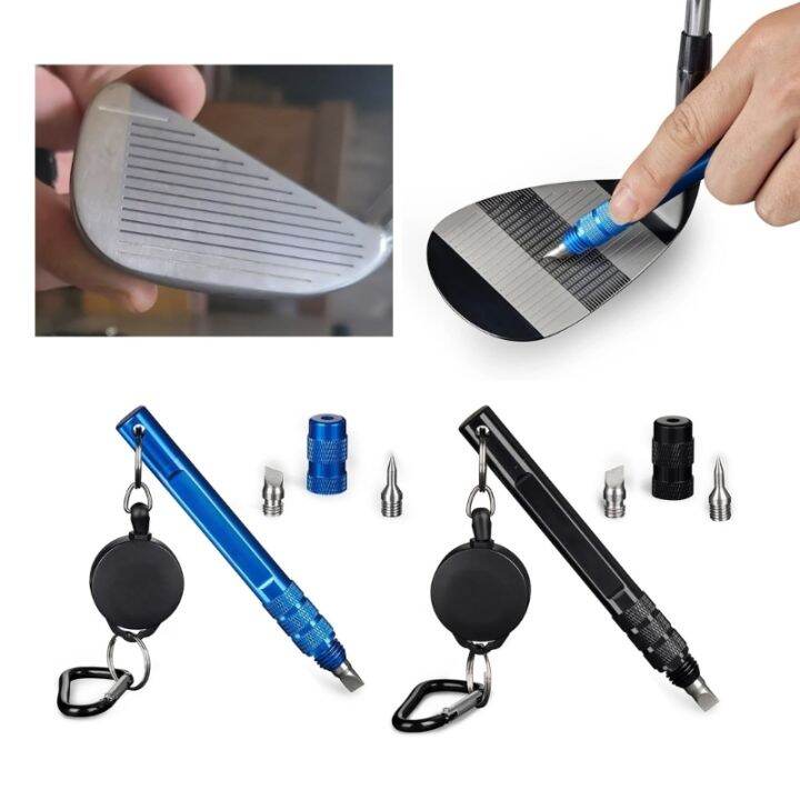 3 In 1 Golf Grooves Sharpener Hard Cleaner Grooving Cleaning Tools for