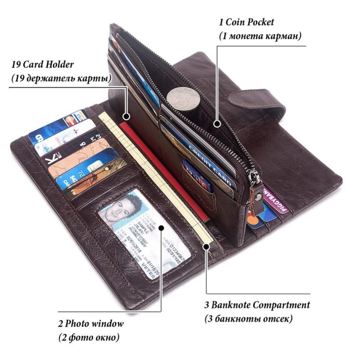 layor-wallet-kavis-แฟชั่น100กระเป๋าสตางค์หนังแท้หญิงกระเป๋าเงินเหรียญ-portomonee-ที่มีประโยชน์ยาวหนีบสำหรับเงินเลดี้-vallet-ผู้ถือบัตรสาว